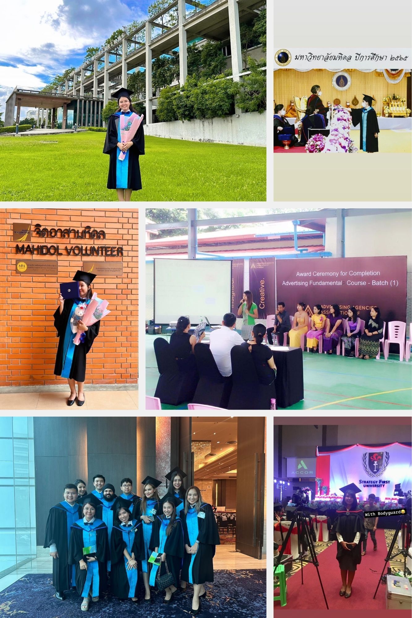 Black and White Minimalist College Graduation Photo Collage (1)